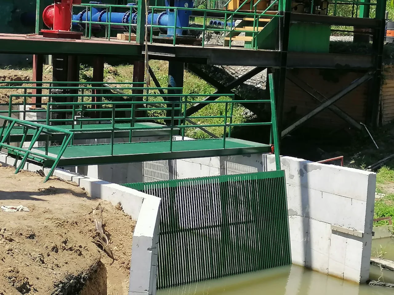 Construcción de Toma de Agua en la Estación de Bombeo de la Finca Alanje