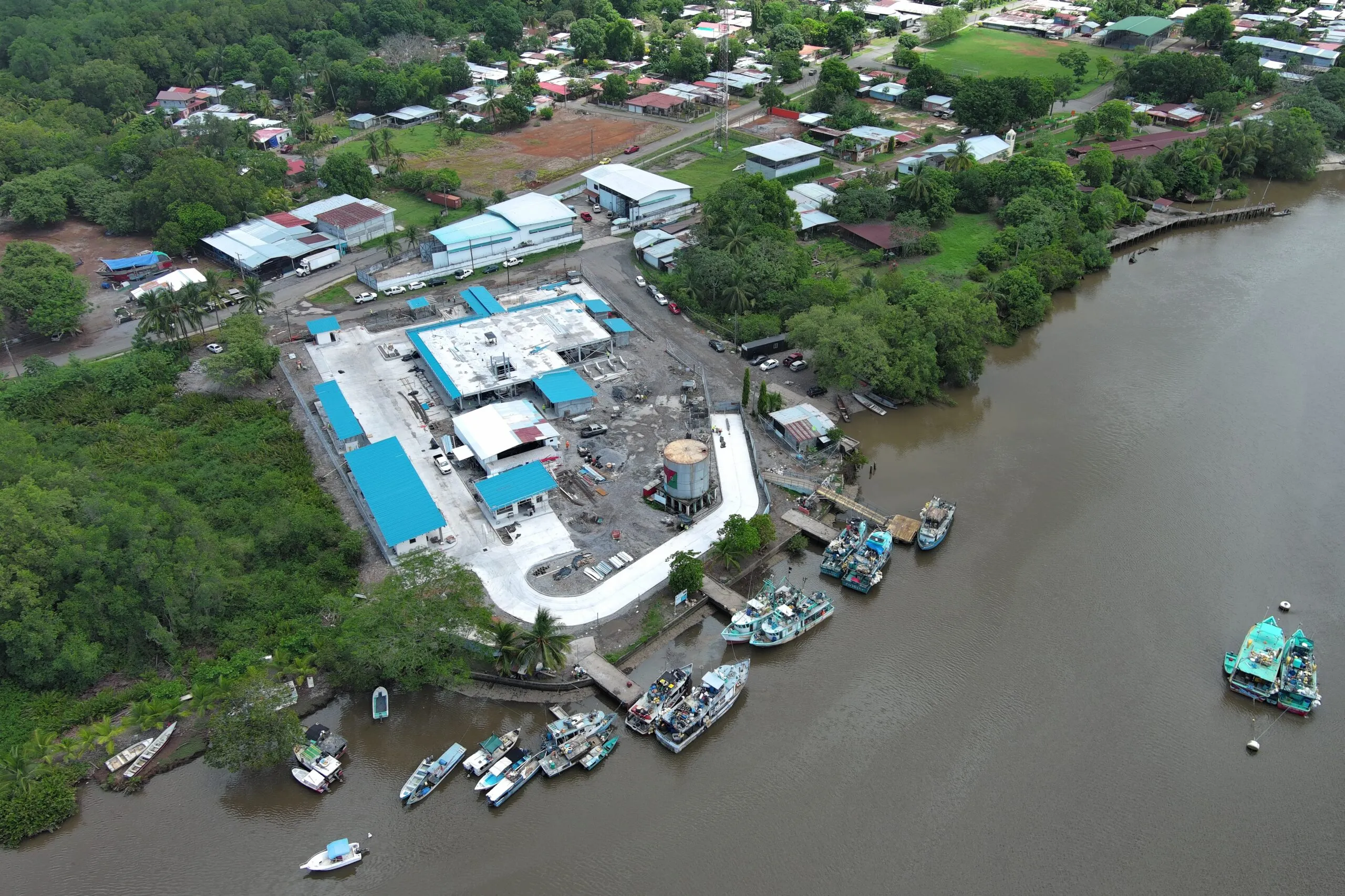 Construcción del Mercado de Marisco en Puerto Pedregal, Distrito de David, Provincia de Chiriquí