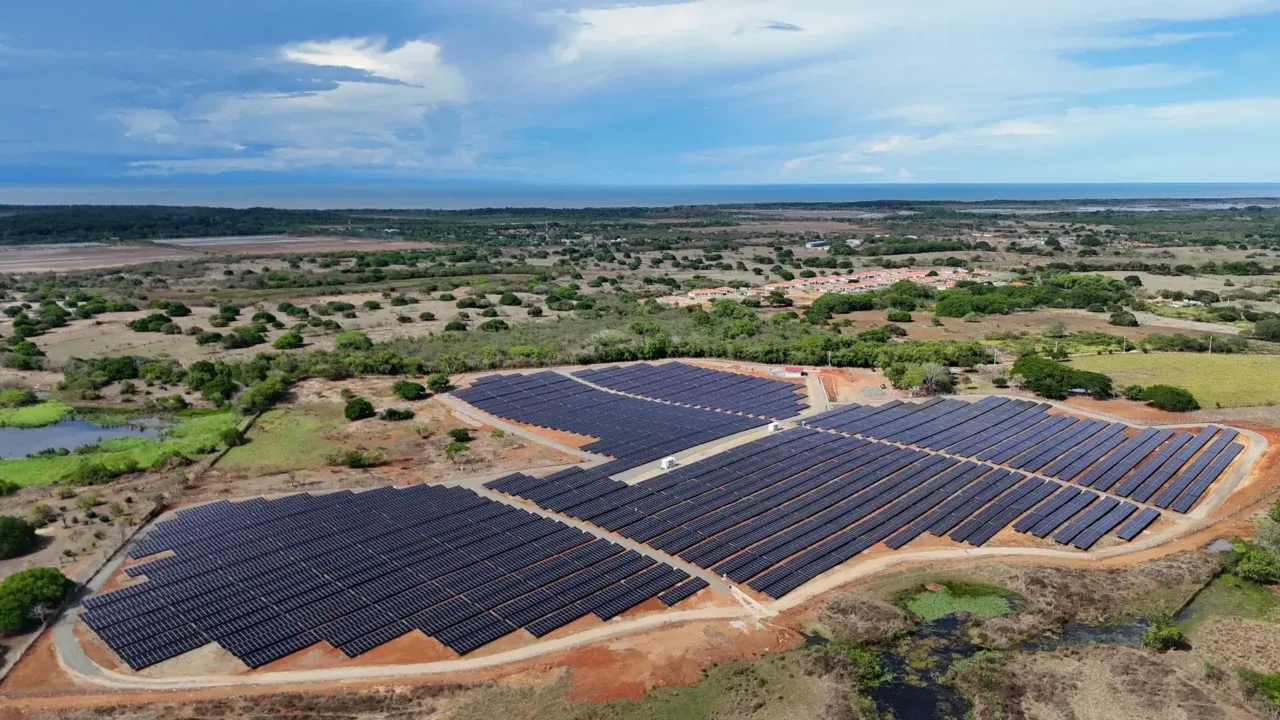 Vista aérea Planta Solar La Victoria